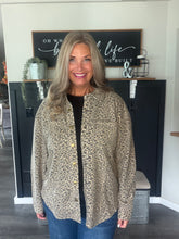 Load image into Gallery viewer, Wild at Heart Brushed Animal Print Shacket