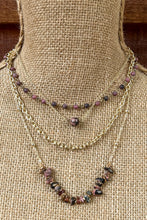 Load image into Gallery viewer, Mauve 4-Layered Necklace
