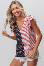 Load image into Gallery viewer, American Girl Ruffle Top
