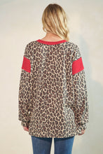 Load image into Gallery viewer, Leopard and Red Urban Top