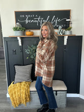 Load image into Gallery viewer, Frayed Edge Shacket-Rust