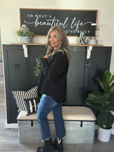 Load image into Gallery viewer, Studded Jean Jacket-Black