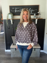 Load image into Gallery viewer, Pretty in Polka Dot Pullover