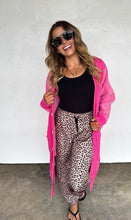 Load image into Gallery viewer, Blakely Spring Desi Sweatshirt Cardigan - Hot Pink