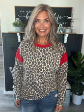 Load image into Gallery viewer, Leopard and Red Urban Top