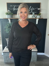 Load image into Gallery viewer, Crochet Top-Black