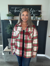 Load image into Gallery viewer, Christmas Plaid Shacket