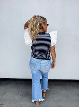 Load image into Gallery viewer, Blakely Crop Flare Jeans-Light Denim