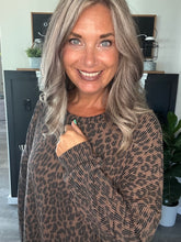 Load image into Gallery viewer, Animal Print Urban Rib Top