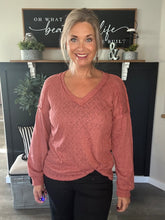 Load image into Gallery viewer, Crochet Top-Marsala