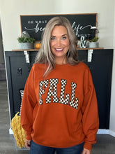 Load image into Gallery viewer, Fall Checkered Sweatshirt