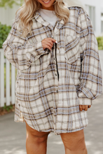Load image into Gallery viewer, Plaid Shirket-Plus Size