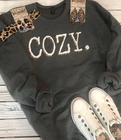 Cozy Crewneck-Dark Gray