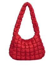 Load image into Gallery viewer, Puff Quilted Crossbody-Red
