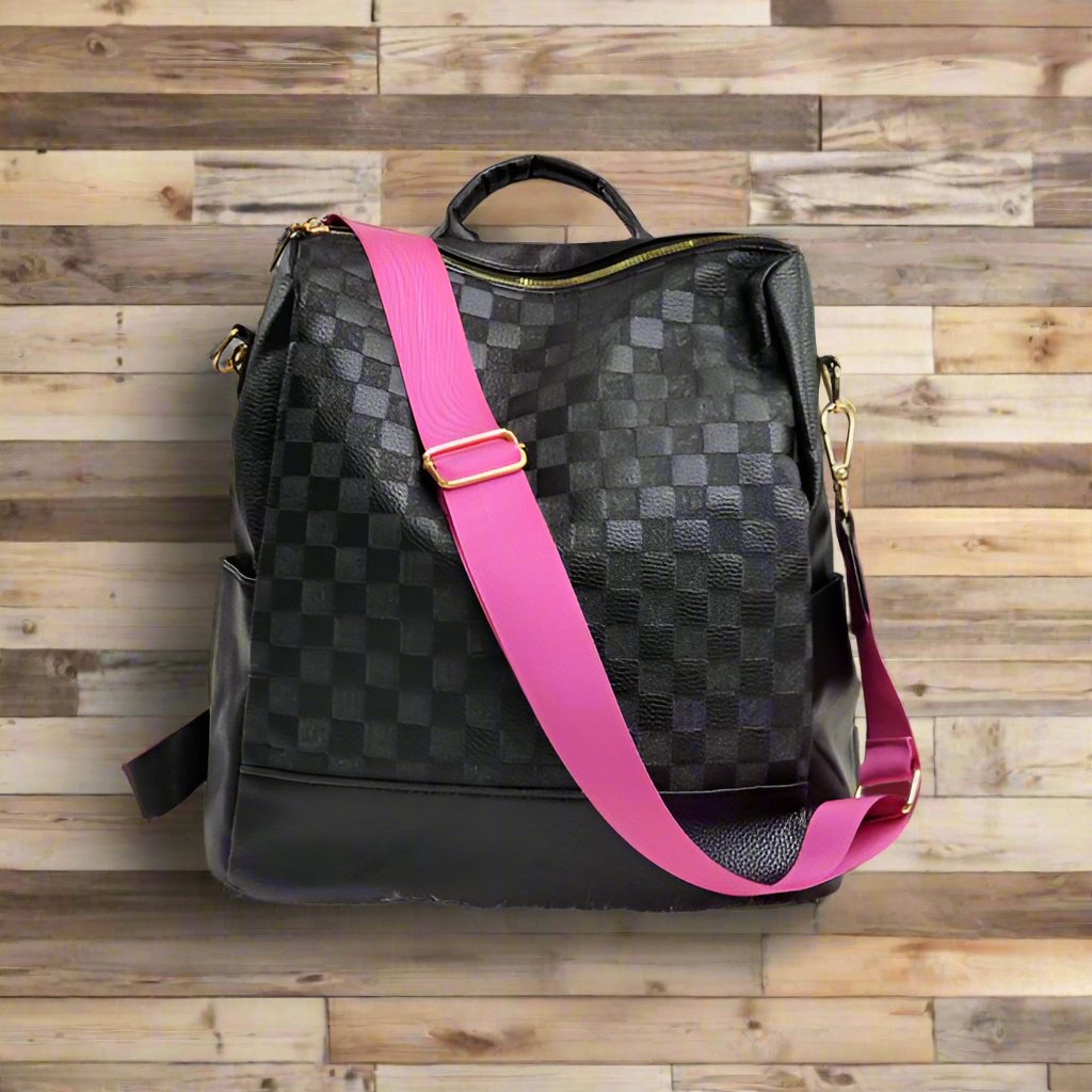 Checkered Backpack