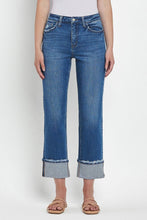 Load image into Gallery viewer, Vervet Cuff Straight Leg Jeans
