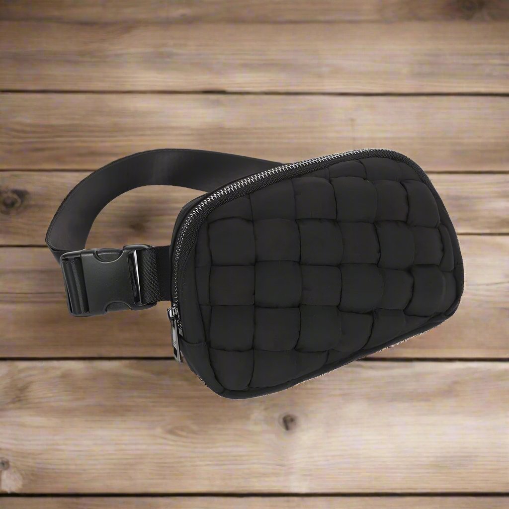 Basket Weave Sling-Black