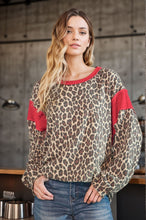 Load image into Gallery viewer, Leopard and Red Urban Top
