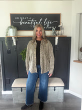 Load image into Gallery viewer, Wild at Heart Brushed Animal Print Shacket
