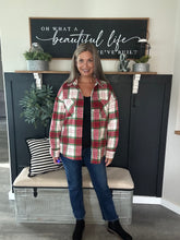 Load image into Gallery viewer, Christmas Plaid Shacket
