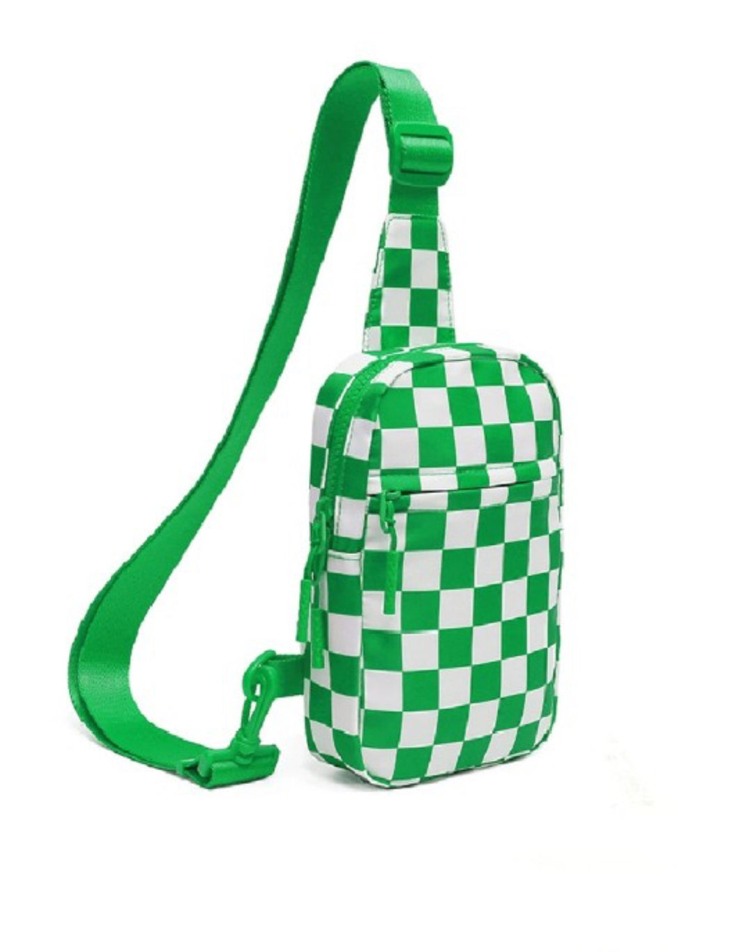 Green & White Checkered Sling