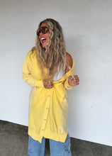 Load image into Gallery viewer, Blakely Spring Sweatshirt Cardigan-Yellow
