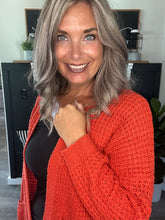 Load image into Gallery viewer, Knit Cardigan-Rust

