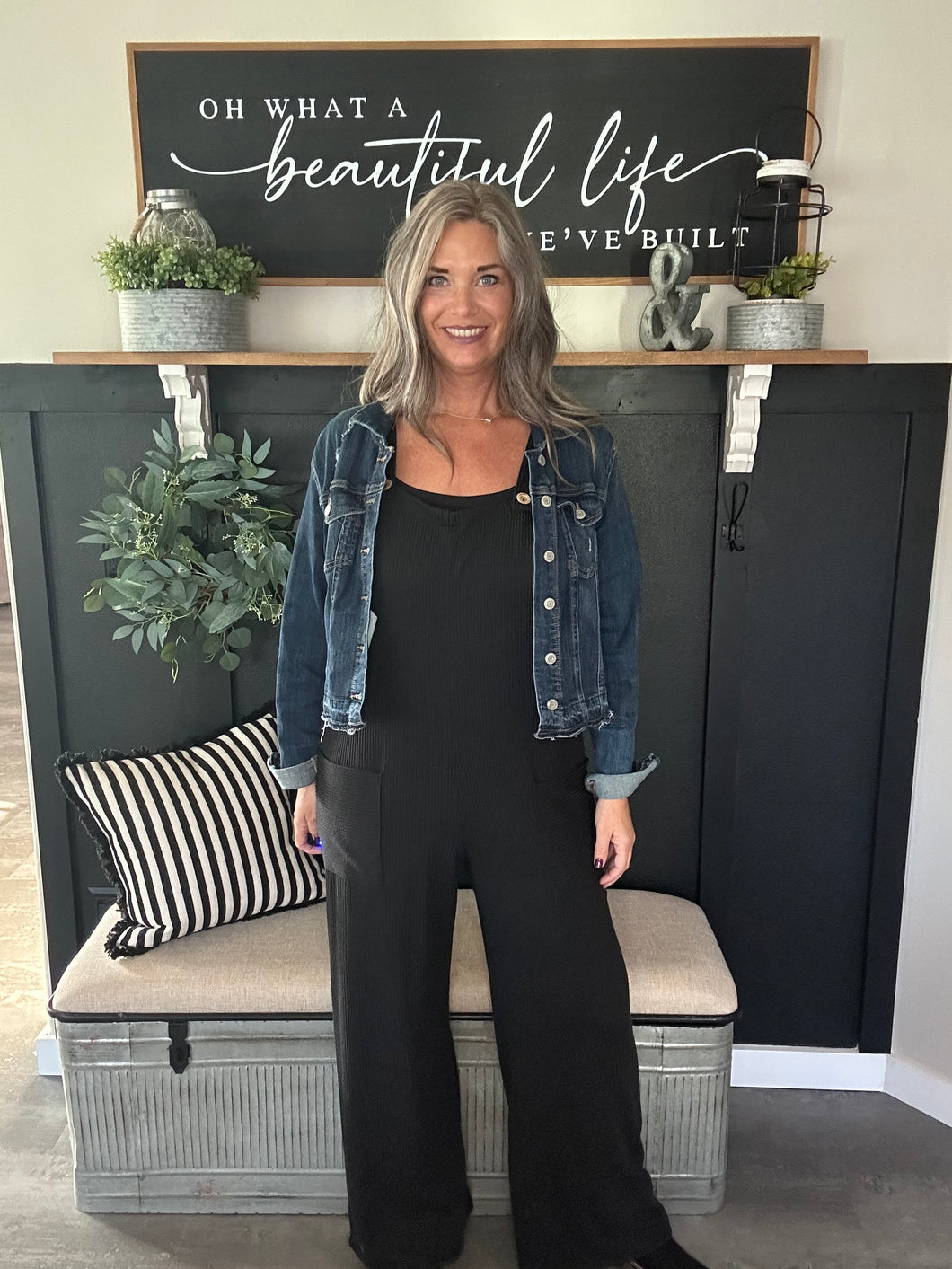 Black Urban Overalls