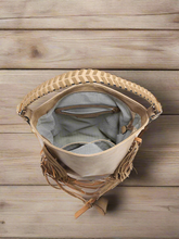 Load image into Gallery viewer, Fringe Hobo Purse-Gray
