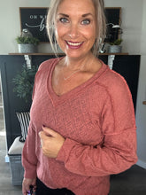 Load image into Gallery viewer, Crochet Top-Marsala
