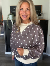 Load image into Gallery viewer, Pretty in Polka Dot Pullover
