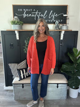 Load image into Gallery viewer, Knit Cardigan-Rust
