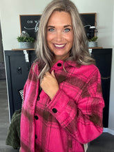 Load image into Gallery viewer, Soft Wool Oversized Jacket-Pink
