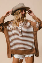 Load image into Gallery viewer, Buttons and Stripes Top
