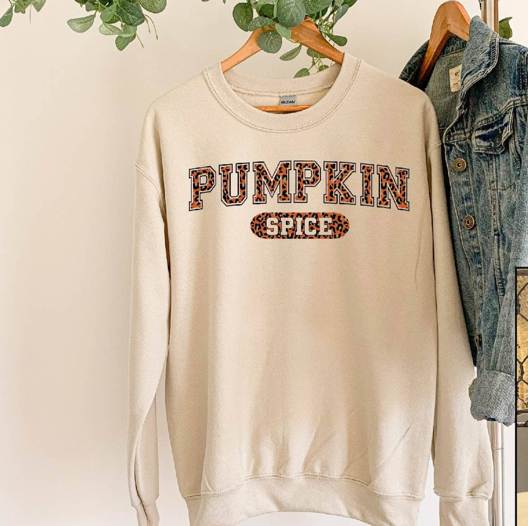 Leopard Pumpkin Spice- Fall Crew