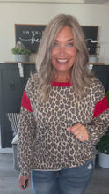 Load and play video in Gallery viewer, Leopard and Red Urban Top
