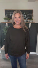 Load and play video in Gallery viewer, Urban Ribbed Top-Black
