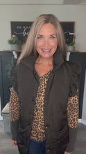 Load and play video in Gallery viewer, Flutter Sleeve Puffer Vest
