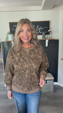 Load and play video in Gallery viewer, The Spotted Latte Crewneck-Mocha
